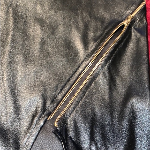 NWOT Faux Leather Skirt - Picture 3 of 4